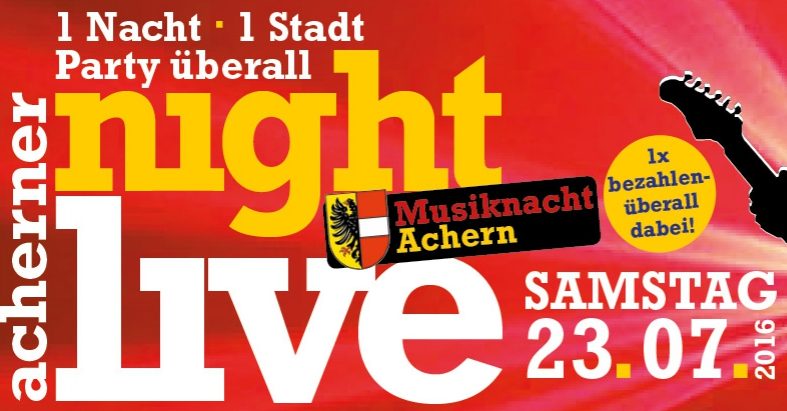 Night Live Achern mit den Banana Beans