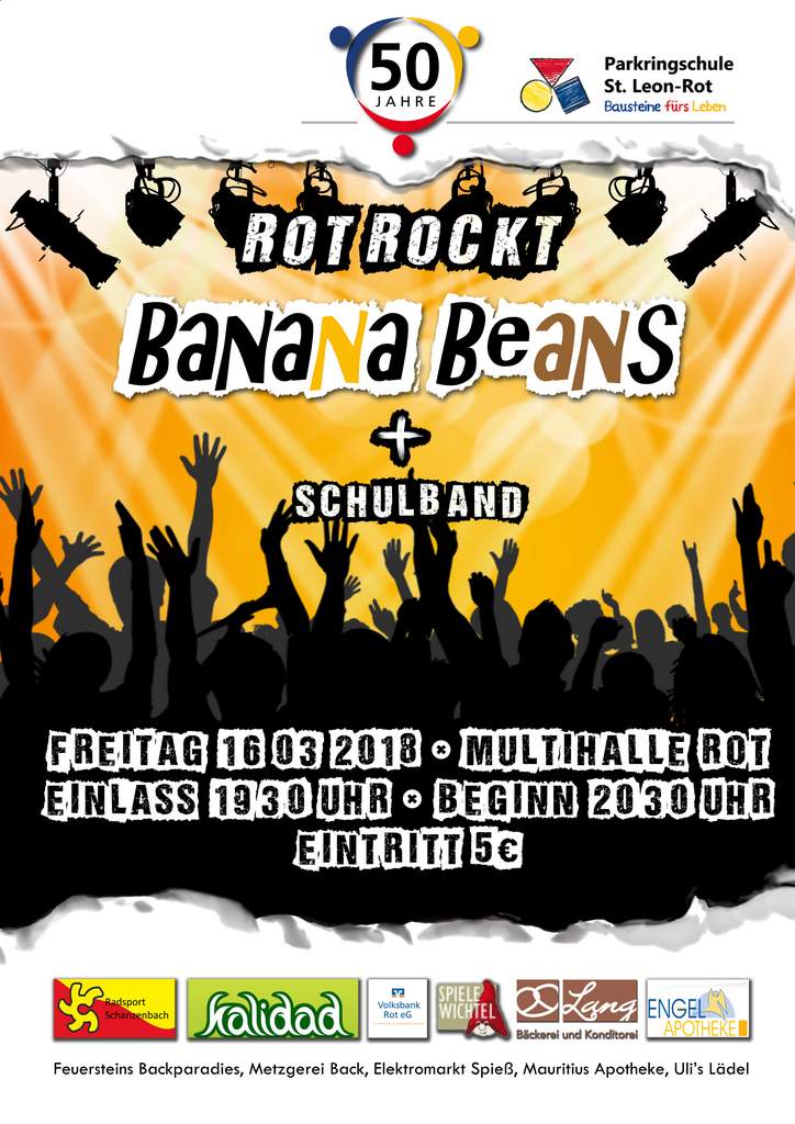 Rot Rockt mit den Banana Beans