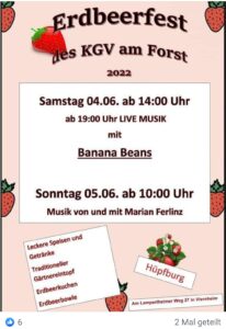 Erdbeerfest Plakat