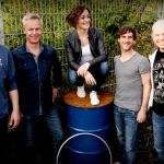 Fotosession Banana Beans Gruppenbild mit Dame
